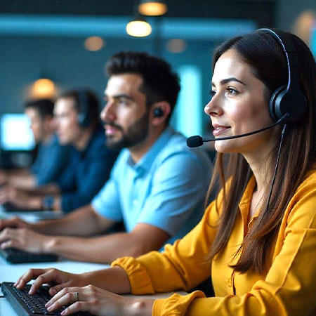 Callcenter de soporte técnico de Bits and Bytes